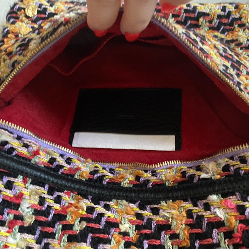 Hammit VIP Large Crossbody Clutch in Electric Tweed - Picture 3 of 6